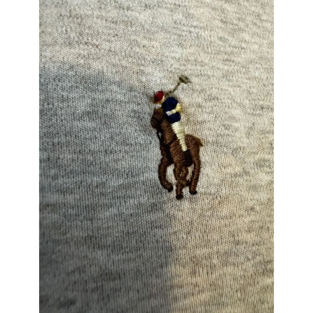 RALPH LAUREN Mens XL Beige Heather Long Sleeve‎ Button Down Polo Classic Fit